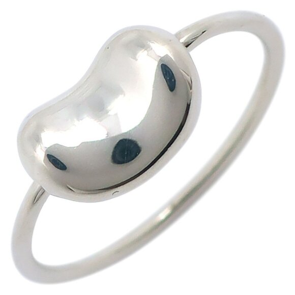 TIFFANY&Co. Bean Ring Elsa Peretti Silver925 #5.4(US Size) 2.1g Women - Picture 1 of 4
